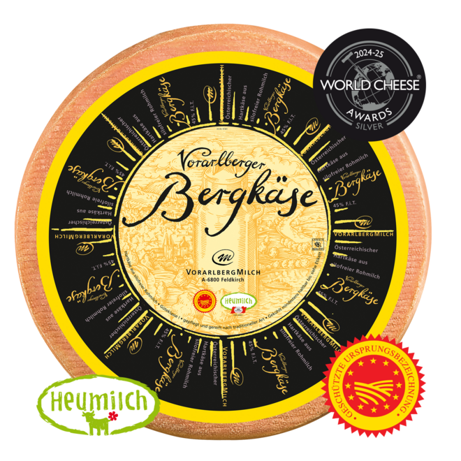 Bergkäse WCA 2024, Vorarlberg Milch Bergkäse WCA 2024, Vorarlberg Milch