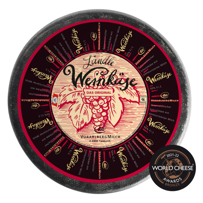 Weinkäse-WCA,-Vorarlberg-Milch Weinkäse-WCA,-Vorarlberg-Milch