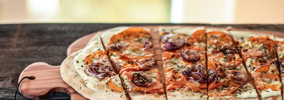 Kürbis Flammkuchen 2, Vorarlberg Milch Kürbis Flammkuchen 2, Vorarlberg Milch